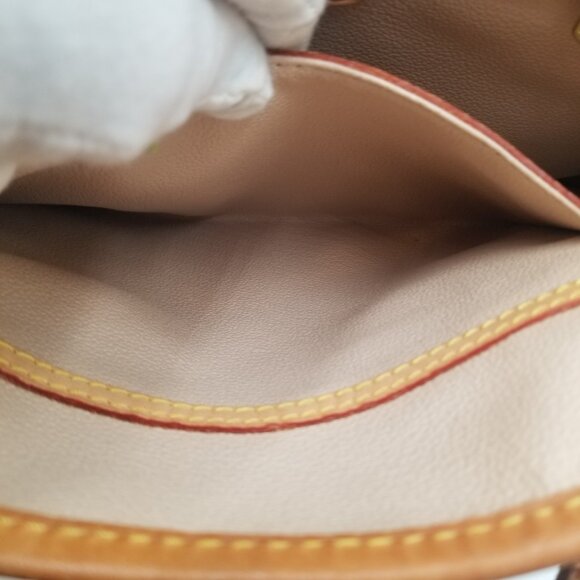 Louis Vuitton Louise Bucket Shoulder Bag Monogram Brown Canvas w/COA - Picture 8 of 13